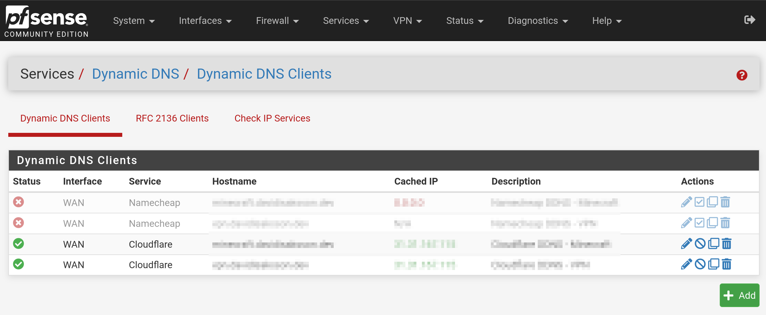 Dynamic DNS in pfSense