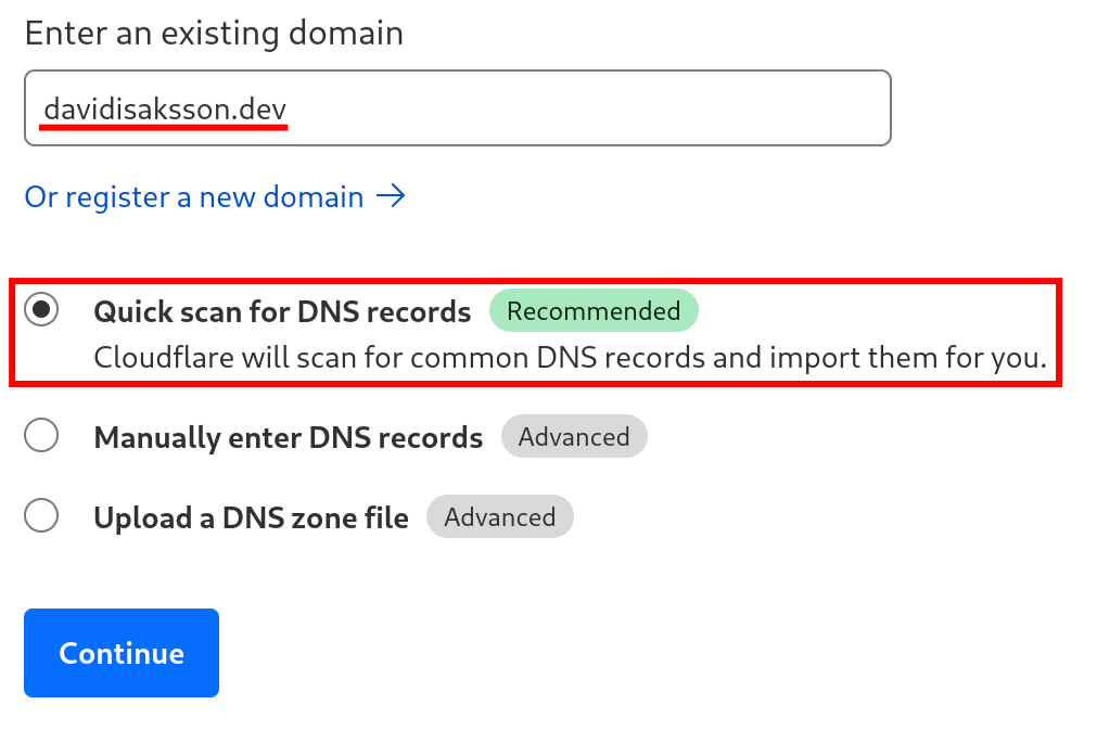DNS migration