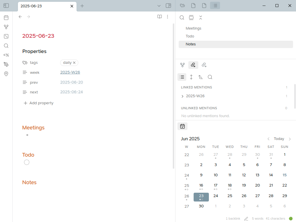 Day note for 2025-06-23